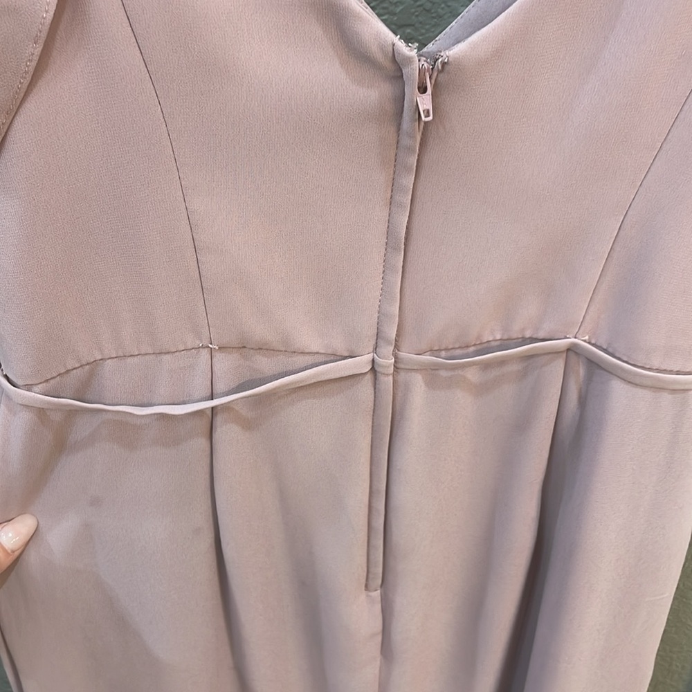 David’s Bridal Cold Shoulder Chiffon Dress - Picture 8 of 17